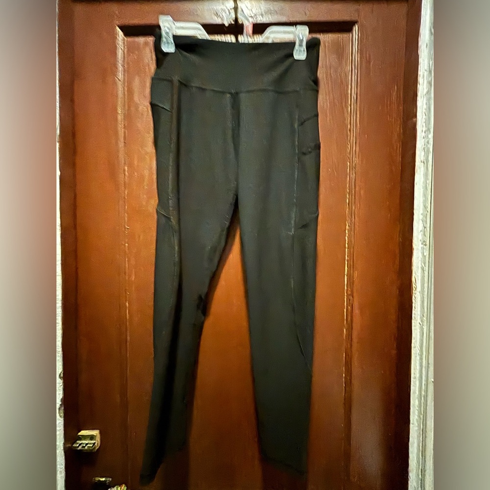 Gottex Black Leggings with Logo Detail - Picture 2 of 6